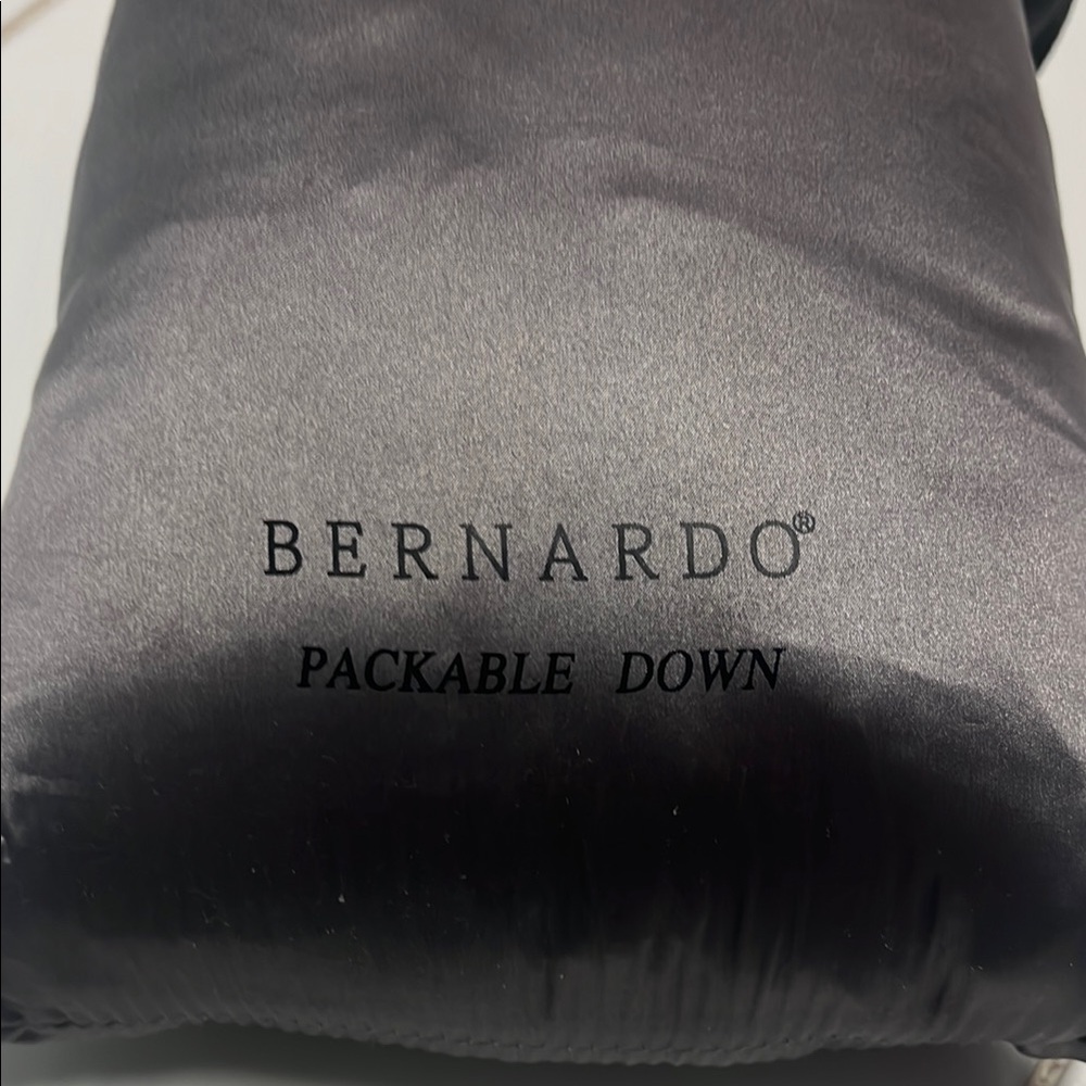 Bernardo Charcoal Packable Down Jacket - image 1